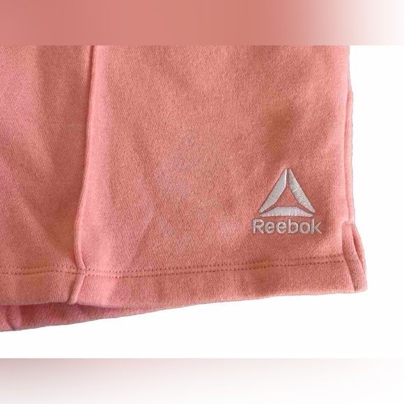 NWT REEBOK PEACH AMBER Relaxed Run Terry Shorts Women’s Size XL - Picture 4 of 9
